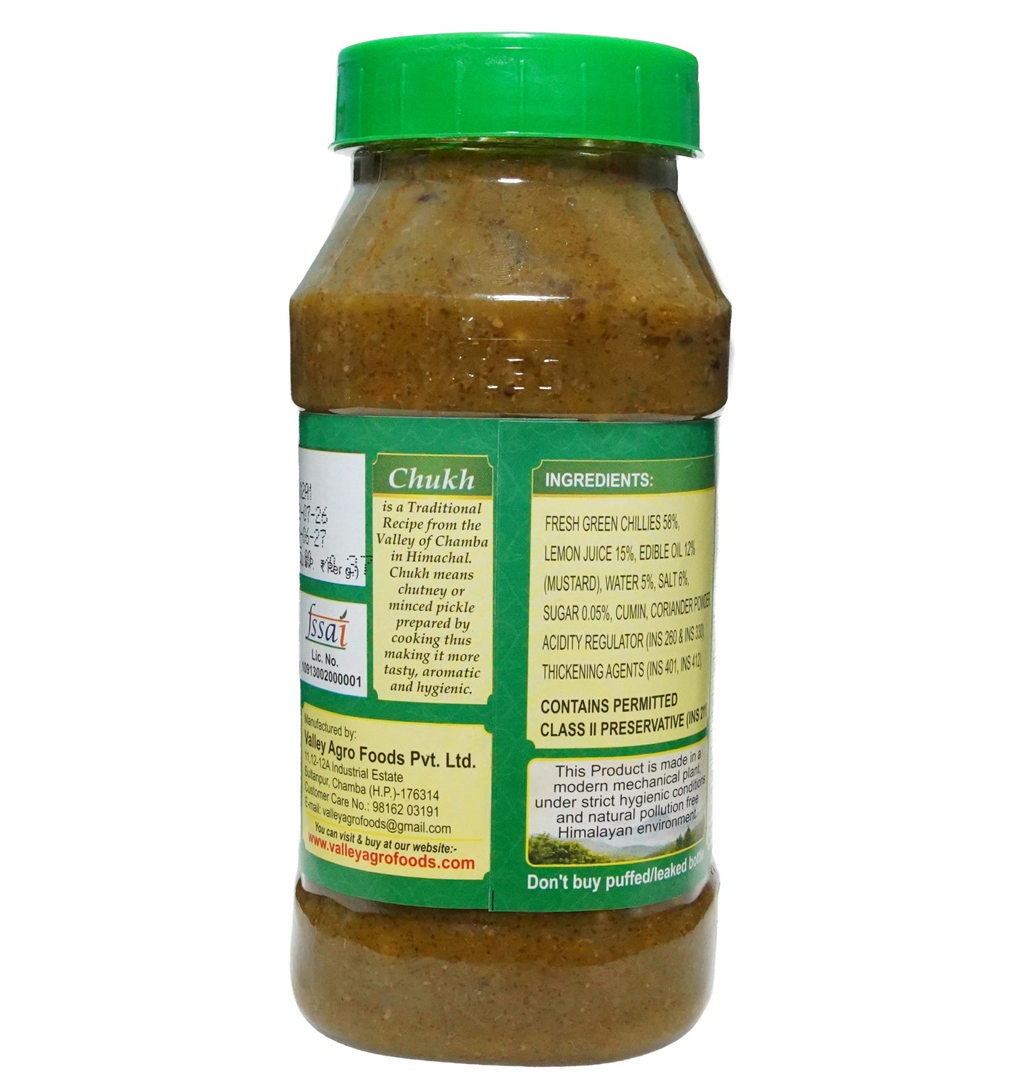 Green Chillies Chamba Chukh
