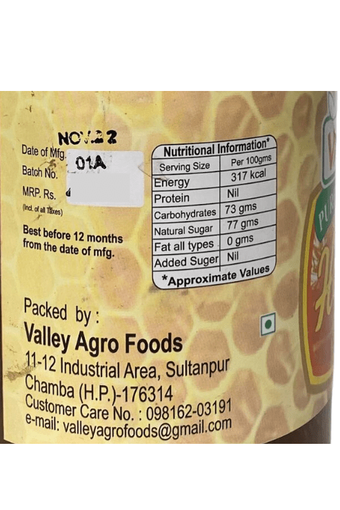 Chamba Honey - Valley Agro Foods