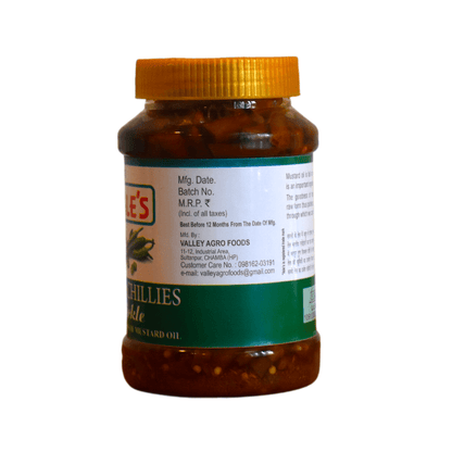 Green Chilles Pickle - Valley Agro Foods