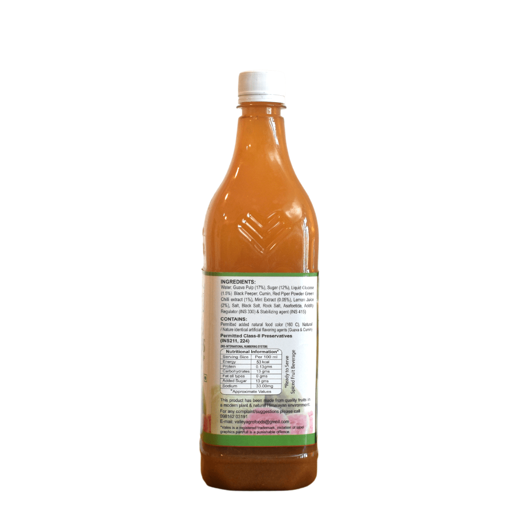 Gauva & Herbs Spiced Fruit Sip - Valley Agro Foods