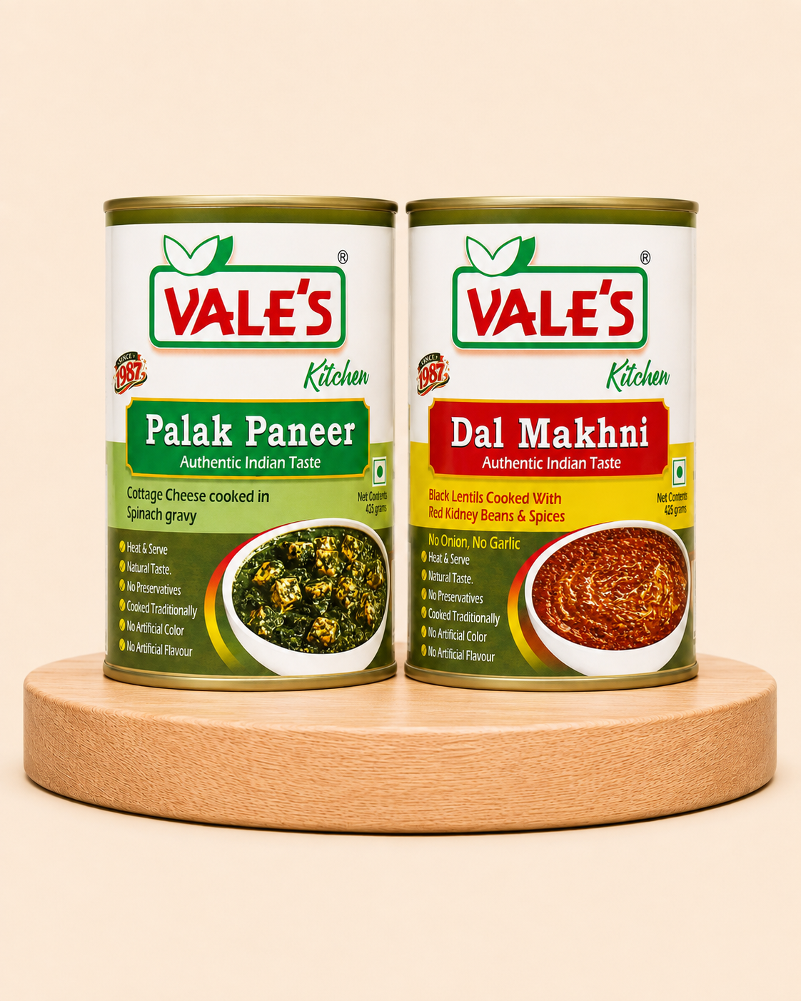 Dal Makhani & Palak Paneer