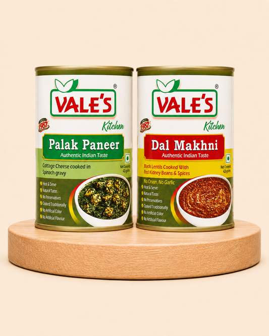 Dal Makhani & Palak Paneer