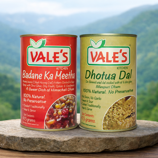 Badane Ka Meetha & Dhotua Dal