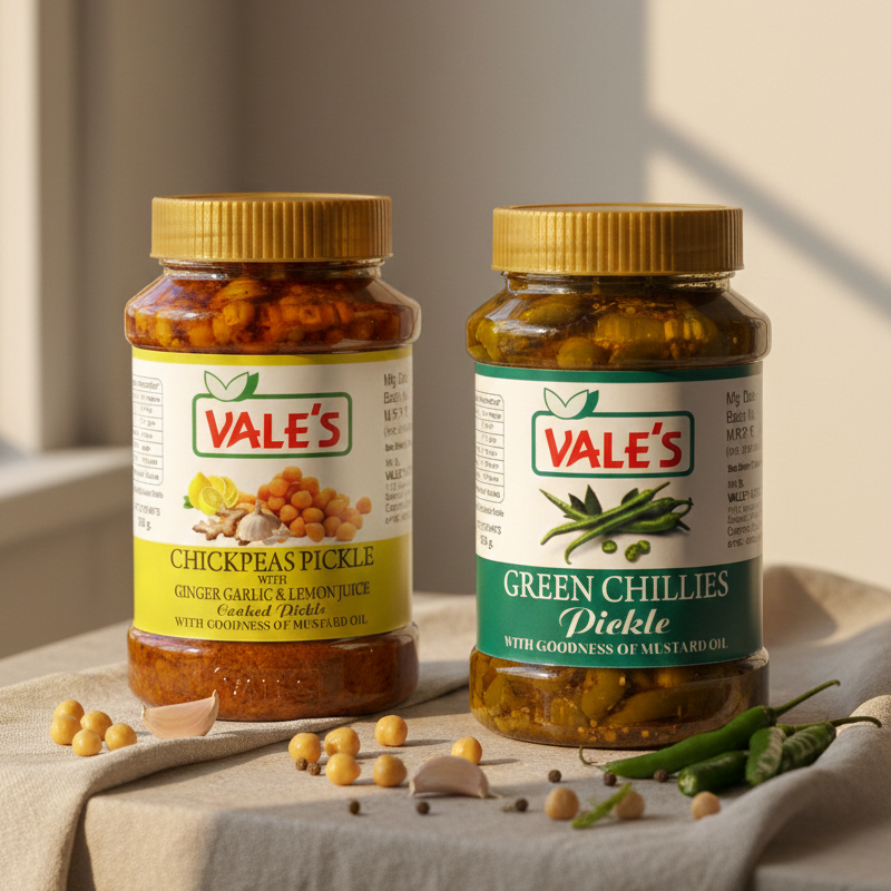 Chickpeas & Green Chillies Pickle
