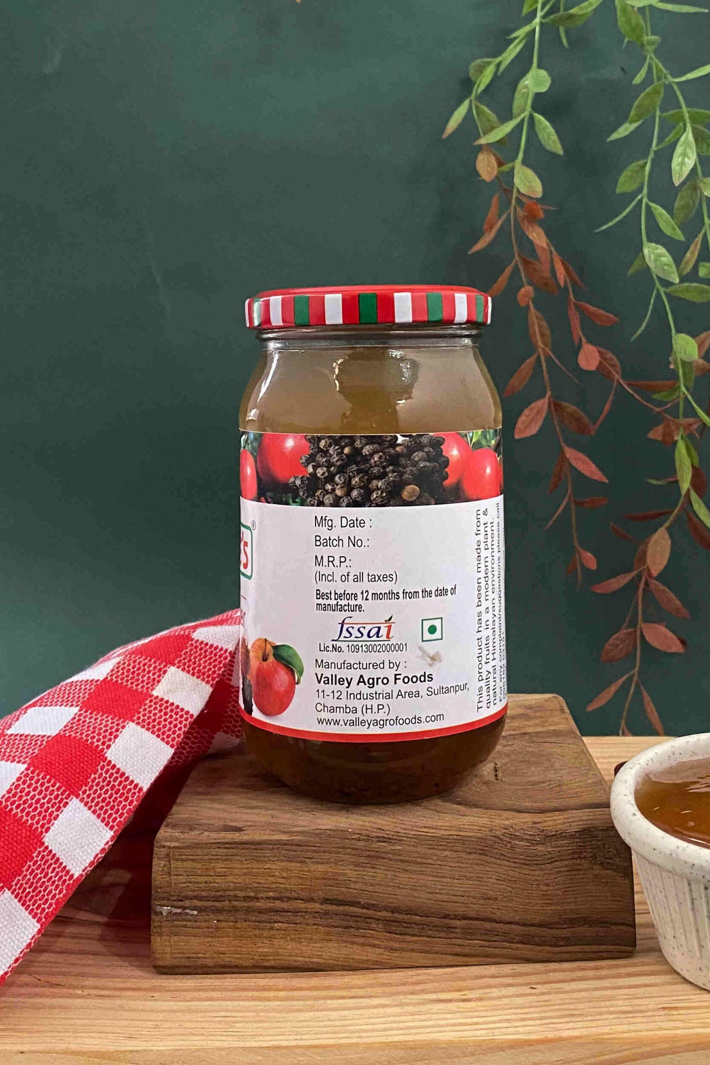 Black Pepper Apple Jam - Valley Agro Foods