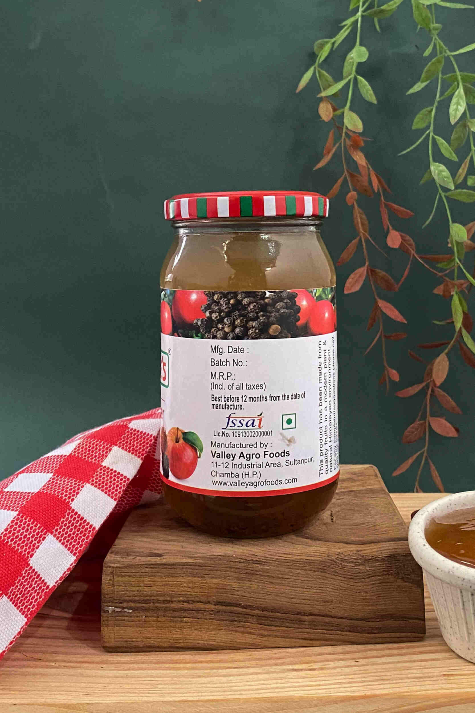 Black Pepper Apple Jam - Valley Agro Foods